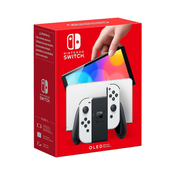1 Nintendo Switch OLED Bianca 7” Console Ibrida con Dock