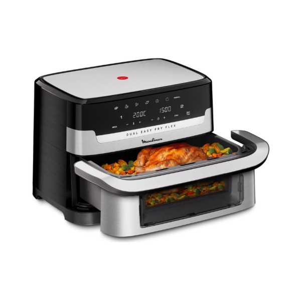 2 MOULINEX Dual Easy Fry Flex Friggitrice ad Aria