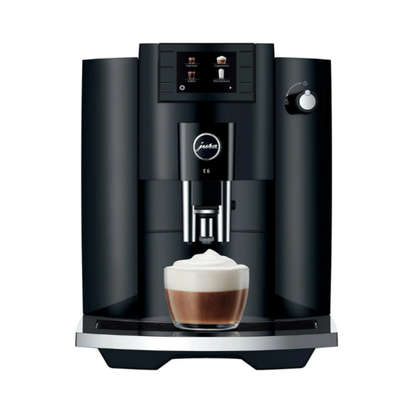 JURA E6 Piano Black macchina da caffè automatica con cappuccino