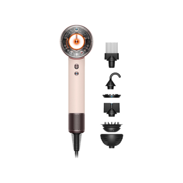 Dyson Supersonic Nural Curly + Coily Ceramic Pink – Asciugacapelli intelligente per capelli ricci e afro