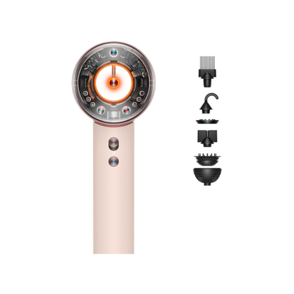 Dyson Supersonic Nural Curly + Coily Ceramic Pink – Asciugacapelli intelligente per capelli ricci e afro