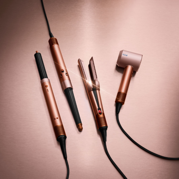 Dyson Airwrap I.D. Multistyler Straight + Wavy Amber Silk con App MyDyson e Tecnologia Coanda